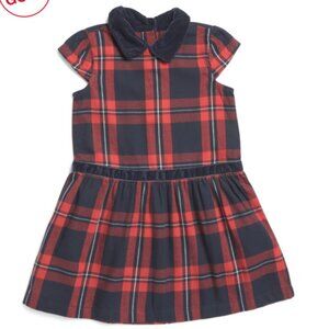 JANIE AND JACK Toddler Girls Plaid Flannel Dress
